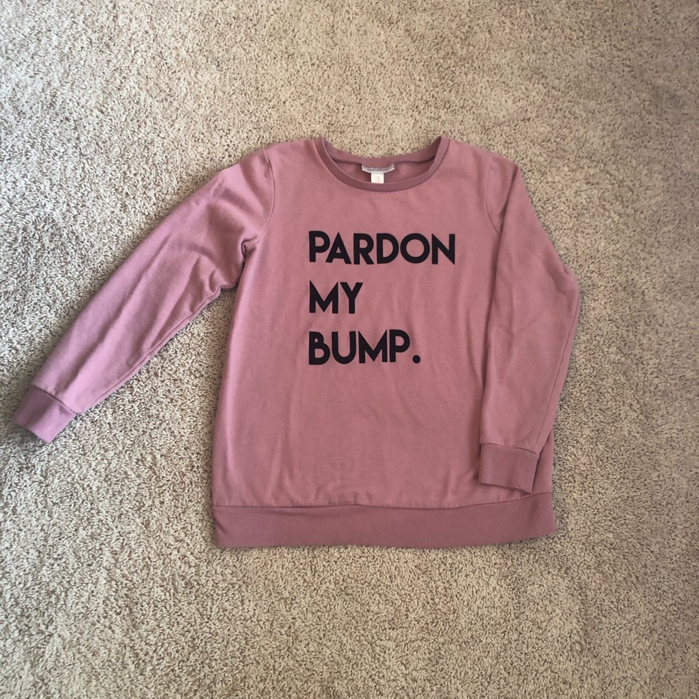 Motherhood Maternity Crewneck Sweatshirt